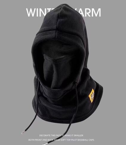 Winter Fleece Ski Mask for Men Women Balaclava Face Mask Windproof Thermal Hood Winter Full Face Neck Cover Warmer in Saudi Arabia