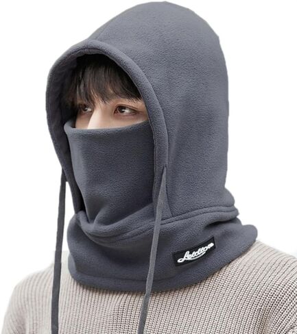 Winter Fleece Ski Mask for Men Women Balaclava Face Mask Windproof Thermal Hood Winter Full Face Neck Cover Warmer in Saudi Arabia