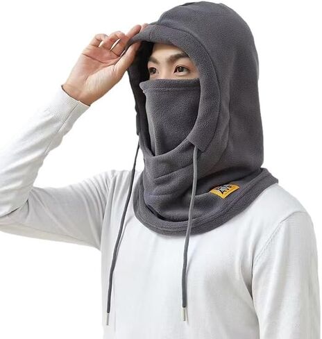 Winter Fleece Ski Mask for Men Women Balaclava Face Mask Windproof Thermal Hood Winter Full Face Neck Cover Warmer in Saudi Arabia