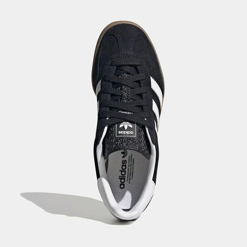 حذاء adidas Gazelle للمدرسة الداخلية (أسود أساسي/أبيض سحابي/لثة) in Saudi Arabia