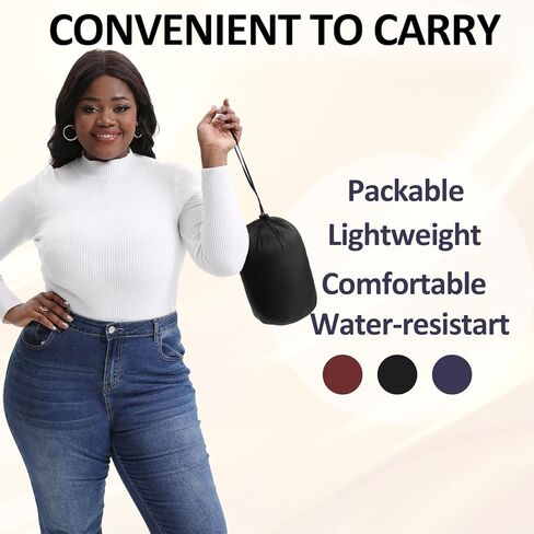 Plus Size Puffer Vest Women 1X-5X Water-Resistant Puffy Winter Vest Packable Lightweight Puffer Vest in Saudi Arabia