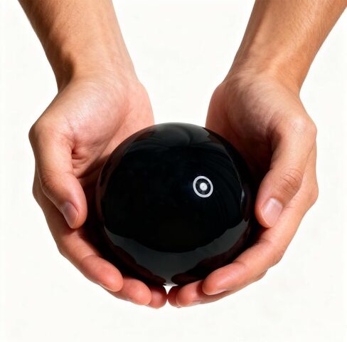 Black Obsidian Crystal Ball, 70mm/2.75" Crystal Sphere with Rotating Wooden Stand and Gift Box for Fengshui, Meditation, Healing, Divination, Witchcraft,Magic Mirror, Home Decoration in Saudi Arabia