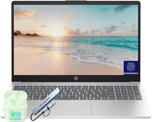 كمبيوتر محمول HP، كمبيوتر محمول للأعمال مقاس 15.6 بوصة، Windows 11 Pro مع Microsoft Office Lifetime Suite، Intel Core i5 رباعي النواة، 1920x1080 FHD، سماعات Plusera، فضي (Intel Core i5، ذاكرة الوصول العشوائي 36 جيجابايت | 1 تيرابايت SSD) in Saudi Arabia