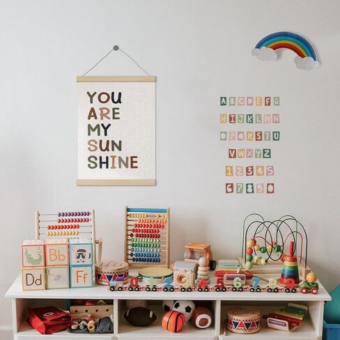 Boho You Are My Sunshine Poster Hanger Frame 12x16 Inch, Boho Room Decor Girl Boy, Sunshine Wall Art Decor for Boys Girls Room Bedroom Playroom in Saudi Arabia