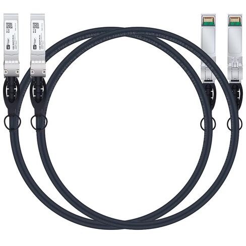 1.25G SFP Cable, SFP DAC, 0.5-Meter(1.64ft), 1GBASE-CU Passive Direct Attach Copper Twinax Cable for Cisco SFP-H1GB-CU0.5M, Meraki, Ubiquiti,UniFi, Mikrotik, Fortinet, Netgear, D-Link and More in Kuwait