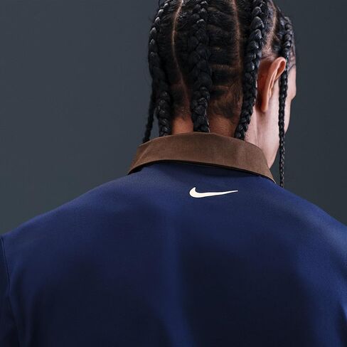 بولو الجولف Dri-FIT للرجال من Nike Tour (أزرق فويد/بني باروكي/عاجي شاحب) in Kuwait
