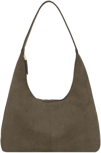 Women’s Trendy Suede Tote Bag Shoulder Bags For Women Fall Underarm Bag Winter Hobo Bag Work Purses Suede Travel Handbag in Kuwait