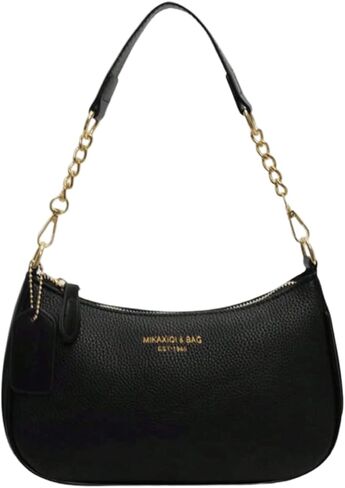 SHENHE Women's PU Leather Shoulder Bag Small Hobo Clutch Purse Crossbody Gold Chain Handbag in Saudi Arabia