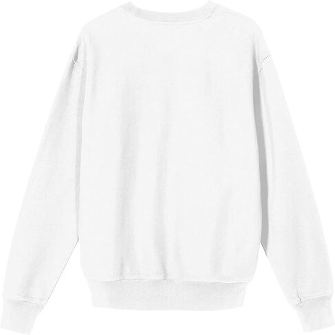 Bioworld Stranger Things Outline Logo Sweatshirt – White Crewneck Pullover in Saudi Arabia