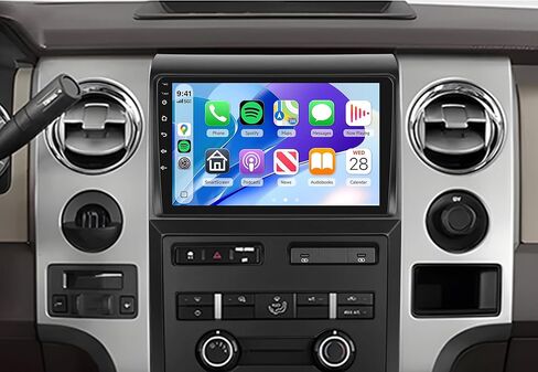 Android 13 Car Stereo Radio for Ford F150 SVT Raptor 2009 2010 2011 2012 with GPS Navigation, Rimoody 9 Inch Touch Screen Bluetooth FM WiFi Mirror Link + Backup Camera in Saudi Arabia