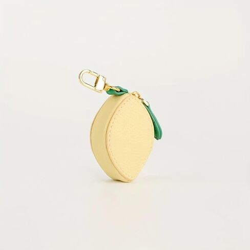 Cute Lemon Strawberry and Apple Fruit Charm Cute Keychain Mini Pouch Wallet Gift for Girl Women Kids Birthday Gifts in Saudi Arabia