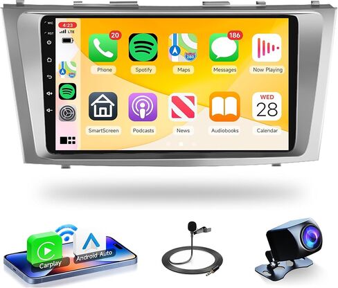 Radio for Toyota Camry 2006 2007 2008 2009 2010 2011, Rimoody Android 13 Car Stereo 9 Inch Touch Screen with GPS Navigation Bluetooth FM/RDS WiFi Mirror Link Backup Camera in Saudi Arabia