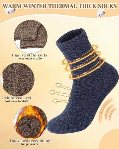 Winter Socks Bulk for Homeless Donation Homeless Care Package Supplies, Thick Warm Boot Extreme Weather Socks in Saudi Arabia