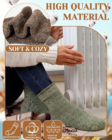 Winter Socks Bulk for Homeless Donation Homeless Care Package Supplies, Thick Warm Boot Extreme Weather Socks in Saudi Arabia