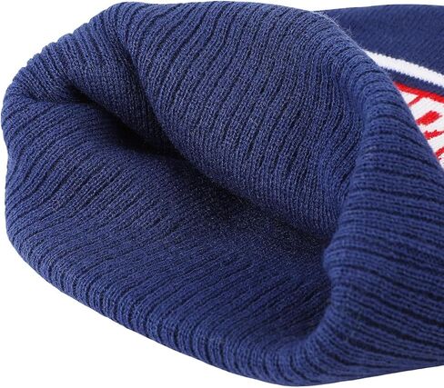 Bioworld Superman Logo & Name Text Blue Cuff Beanie in Kuwait