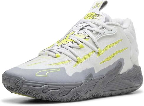 PUMA Mens Mb.03 Hills Lace Up Basketball Sneakers Shoes Court - Grey - Size 9.5 M in Saudi Arabia