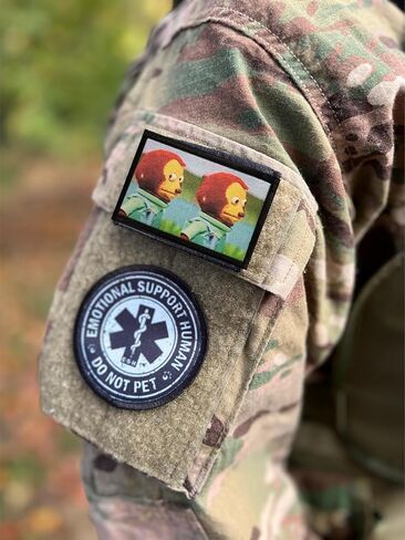 Monkey Stare Meme Morale Patch | Funny Meme Patch by RedheadedTshirts| Monkey Patch for Your Plate Carrier Accessories, Tactical Vest, Gear, Backpack, hat Patch or Rucksack| 2x3 Morale Patch in Saudi Arabia