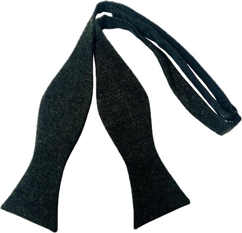 King & Priory Highland Weave Forest Green Self-Tie Bow Tie in Saudi Arabia