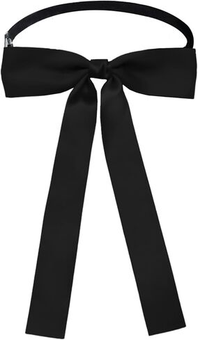 Western Bow Tie for Men/Women, Pre-tied String Mens Bow Tie Ribbon Colonel Bowtie for Uniform Wedding School in Saudi Arabia
