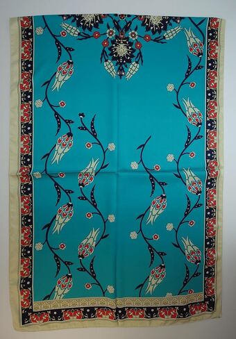 Turkish Scarf - 100% Silk Tulip Design | Luxurious and Comfortable Women’s Scarf in Saudi Arabia