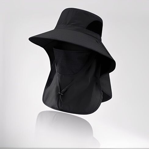 Sun Hats for Men Women 2025 with Neck Flap UPF UV Protection Wide Bucket Hat Hiking Fishing Hats in Saudi Arabia