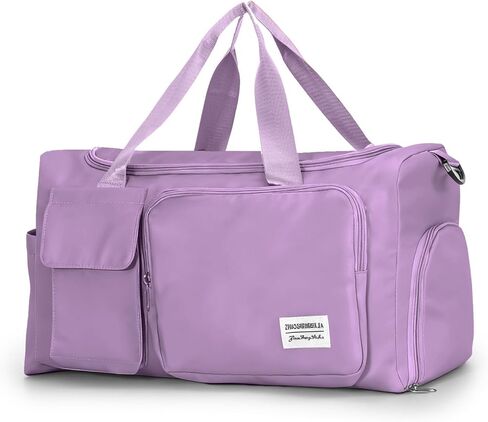 Oweisong Sports Gym Bag for Women Men Travel Duffle Bag Overnight Weekend Handbag Carry On Tote with Shoes Compartment in Saudi Arabia