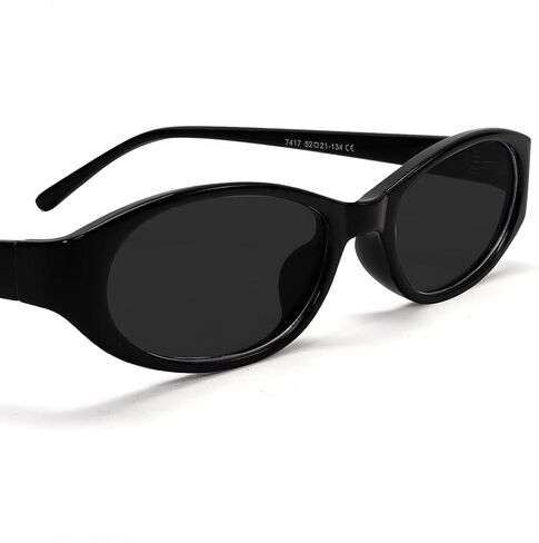 Retro Oval Sunglasses for Women 2026 90s Small Chic Cat Eye Sun Glasses Sunnies Lightweight Shades in Saudi Arabia