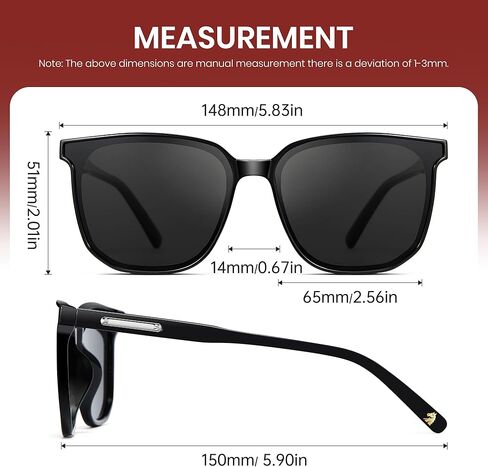 Cyxus 2026 Year Horse Polarized Sunglasses Women Men, Gold Zodiac Design on Temple, Stylish UV400 Protection Shades in Saudi Arabia