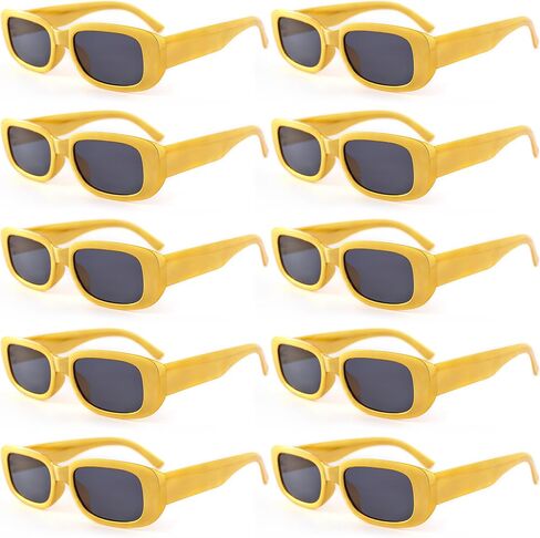 Fsmiling Gold Sunglasses Bulk Classic Sunglasses Pack Costume Glasses Shades Cool Eyewear for Men & Women-4/8/10/20Pack in Saudi Arabia