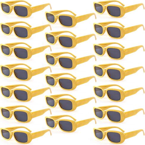 Fsmiling Gold Sunglasses Bulk Classic Sunglasses Pack Costume Glasses Shades Cool Eyewear for Men & Women-4/8/10/20Pack in Saudi Arabia