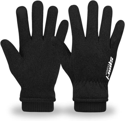 Lightweight Winter Gloves for Men & Women – Soft Fleece Lined Gloves with Touchscreen Fingertip for Driving, Commuting, and Everyday Use in Saudi Arabia