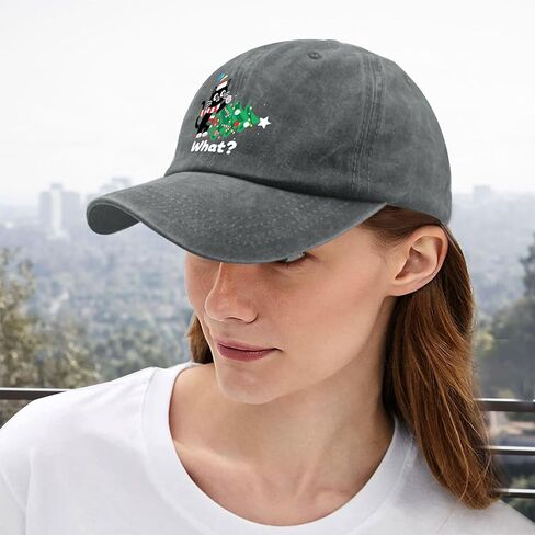 Christmas Lights Tree Over Cat What Hat Funny Cap for Daughter in Saudi Arabia