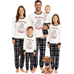 بيجامات عيد الميلاد المتطابقة للعائلة - بيجامات عيد الميلاد الاحتفالية، ملابس نوم للعطلات لجميع أفراد العائلة، صور وتقديم الهدايا in Kuwait