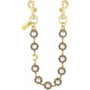 Bag Charm Chain,Bag Charms for Handbags,Cute Purse Chains for Handbags,Bag Charms for Handbags,Designer Gold flower-shaped women's purse chain in Saudi Arabia
