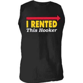 Eastbound & Down I Rented This Hooker Black Sleeveless T-shirt in Saudi Arabia