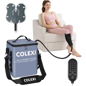 Cold Therapy Machine Programmable Timer Portable Ice Machine for Knee After Surgery Knee Replacement Recovery System, Cryotherapy Pain Relief/Compression Pad for Shoulder Hip Ankle in Saudi Arabia