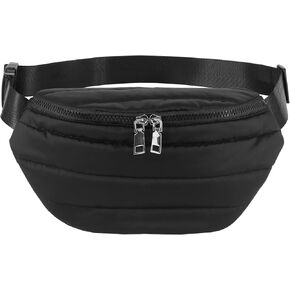 Fanny Packs for Women Fashion Waist Packs Quilted Puffer Belt Bag Puffy Crossbody Bags Sling Purse for Women Travel Running in Saudi Arabia