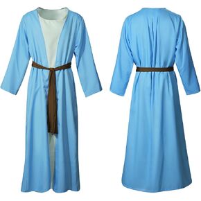 Adult Joseph Costume Shepherd Costumes Bible Robe Nativity Christian Halloween in Saudi Arabia