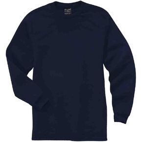River's End Mens UPF 30+ Crew Neck Long Sleeve Athletic Casual Tops Casual - Blue - Size S in Saudi Arabia