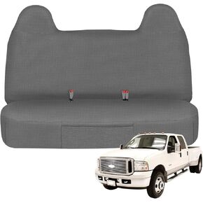 SAPUBK Custom-fit Front Seat Cover Replace for 1999-2007 Ford F250-F550 Accessories, 40/20/40 Split Bench Seat, Dark Grey in Kuwait