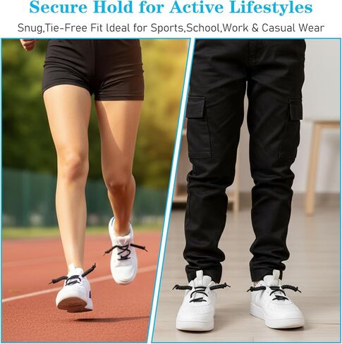 12 Pcs Curly No Tie Shoelaces Anti-fall Elastic Spring Shoe Laces No Ties, Anti-Fall Elastic Spring No-Tie Shoelaces in Solid Color Curled shoelace for Adults Suitable in Sports Flat in Saudi Arabia