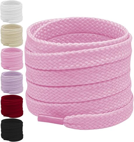 Flat Shoe Laces for Sneakers, Shoelaces for Athletic Running Sneakers Shoes Boot Strings in Saudi Arabia