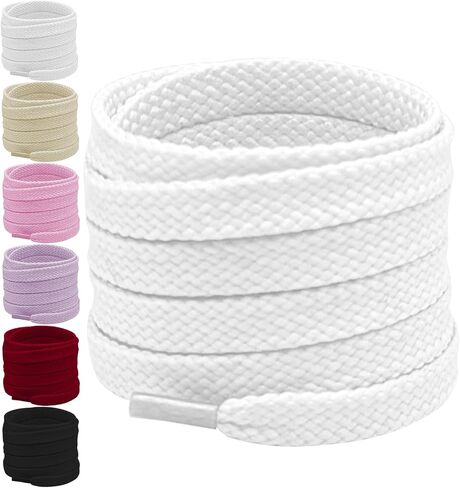 Flat Shoe Laces for Sneakers, Shoelaces for Athletic Running Sneakers Shoes Boot Strings in Saudi Arabia