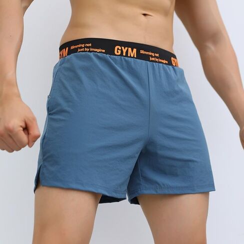 Men's Quick-Dry Athletic Gym Shorts with Elastic Waistband, Lightweight Breathable Workout Training Shorts for Active Sports in Saudi Arabia