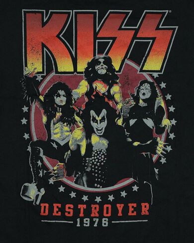 KISS Destroyer 1976 Tour Men’s Sleeveless T-Shirt Front & Back Graphic in Saudi Arabia