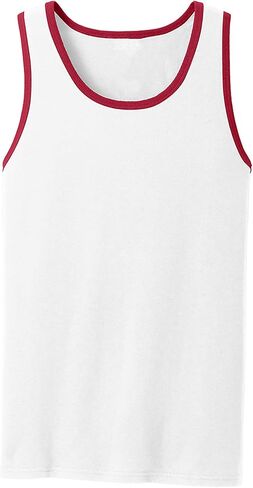 Joe's USA Men’s Heavyweight 100% Cotton Tank Top, Sleeveless Muscle Shirt, Regular & Big Sizes (S-4XL), 15 Colors in Saudi Arabia
