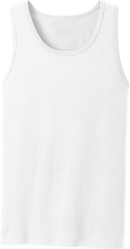 Joe's USA Men’s Heavyweight 100% Cotton Tank Top, Sleeveless Muscle Shirt, Regular & Big Sizes (S-4XL), 15 Colors in Saudi Arabia