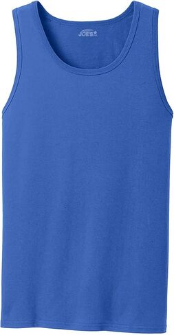 Joe's USA Men’s Heavyweight 100% Cotton Tank Top, Sleeveless Muscle Shirt, Regular & Big Sizes (S-4XL), 15 Colors in Saudi Arabia