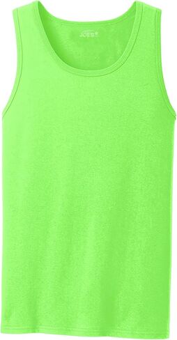 Joe's USA Men’s Heavyweight 100% Cotton Tank Top, Sleeveless Muscle Shirt, Regular & Big Sizes (S-4XL), 15 Colors in Saudi Arabia