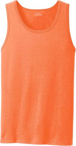 Joe's USA Men’s Heavyweight 100% Cotton Tank Top, Sleeveless Muscle Shirt, Regular & Big Sizes (S-4XL), 15 Colors in Saudi Arabia